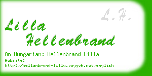 lilla hellenbrand business card
